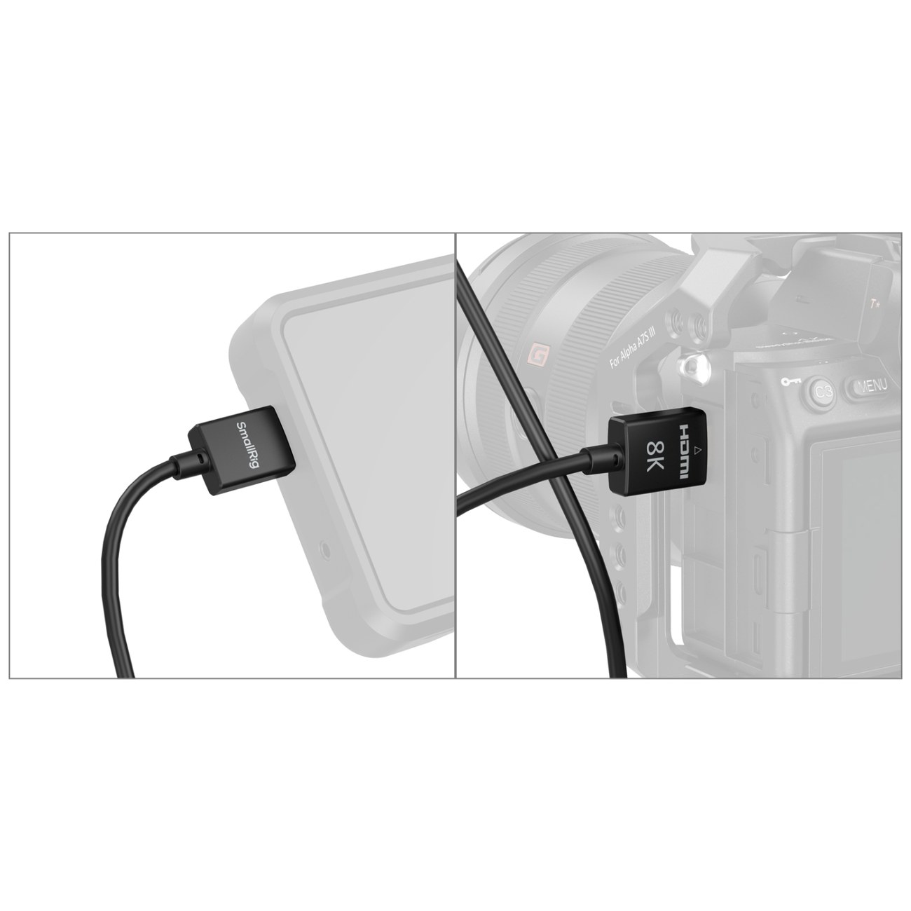 8K HDMI Data Cable (A to A) (100cm)