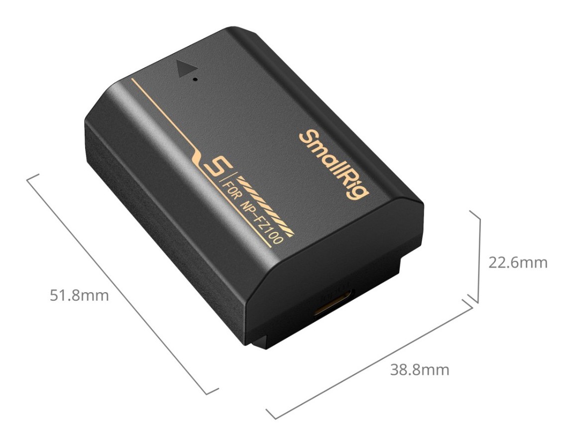 USB-C Camera Battery for Sony NP-FZ100