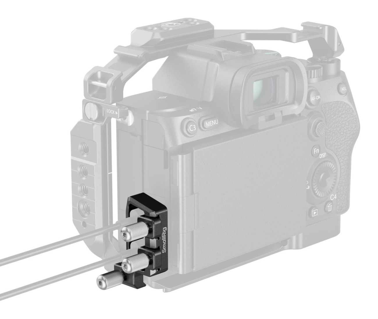 Clamp for USB-C Cable for Sony Alpha 7 V Cages