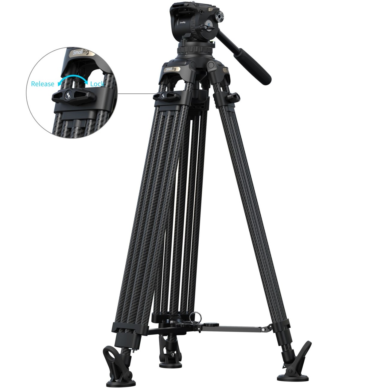FSD18 FreeSpeed Heavy-Duty Carbon Fiber Tripod