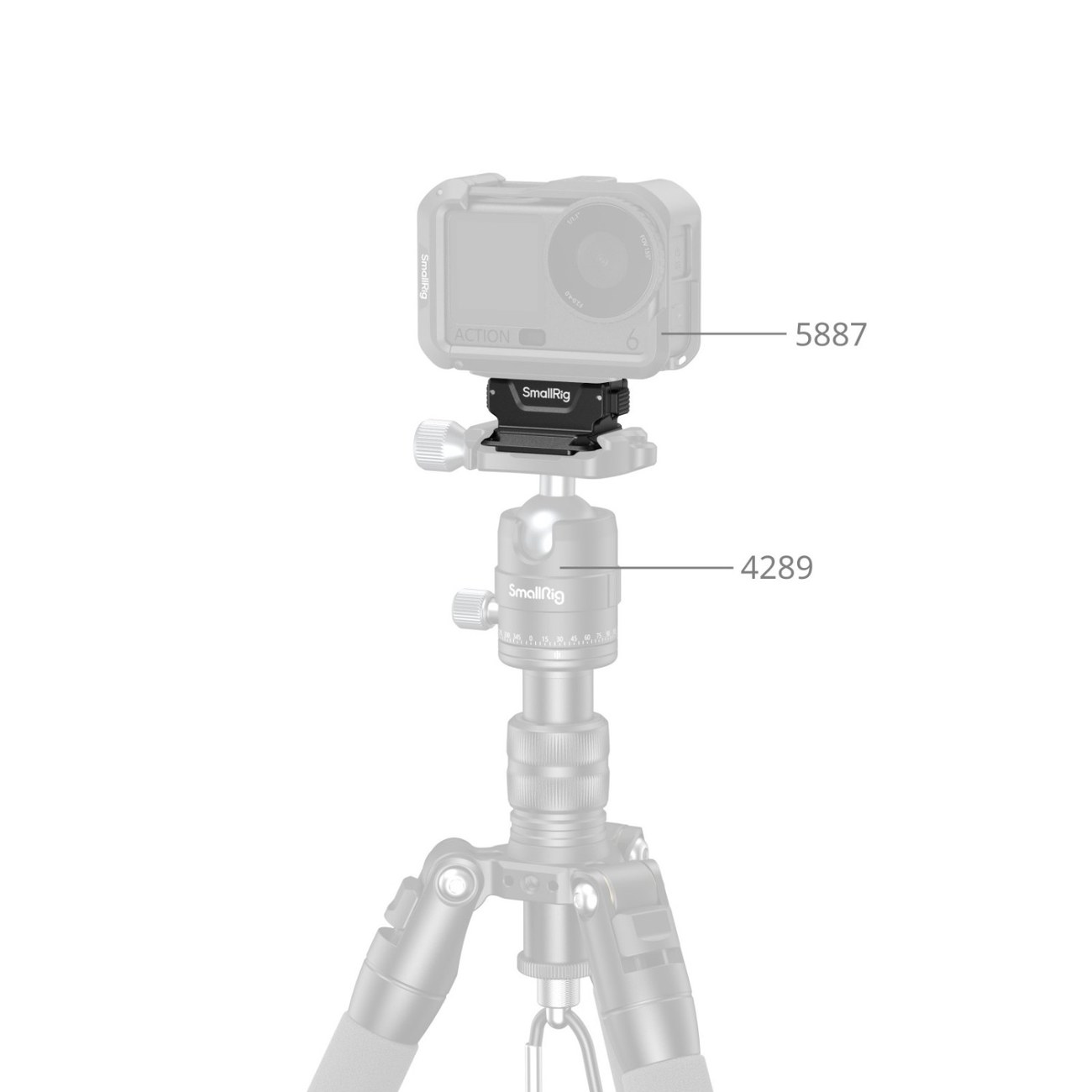 Bidirectional Attachable Mount to Arca-Swiss Adapter for DJI Osmo Series