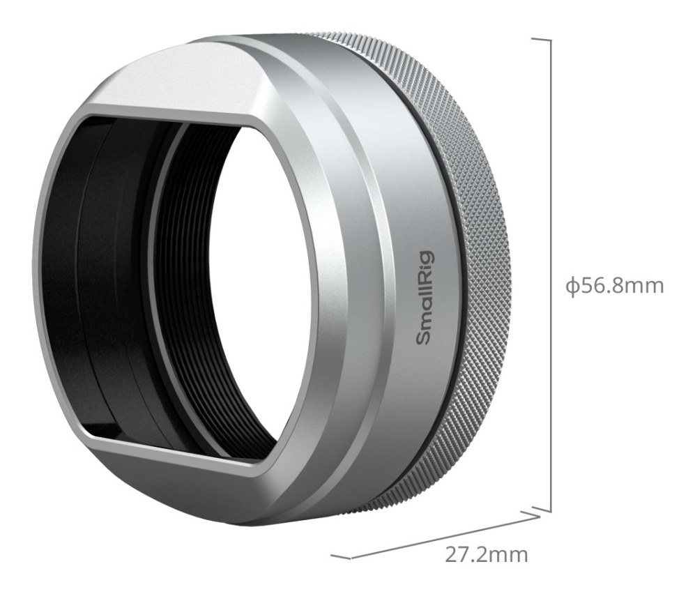 Lens Hood for FUJIFILM X100VI / X100V (Silver)