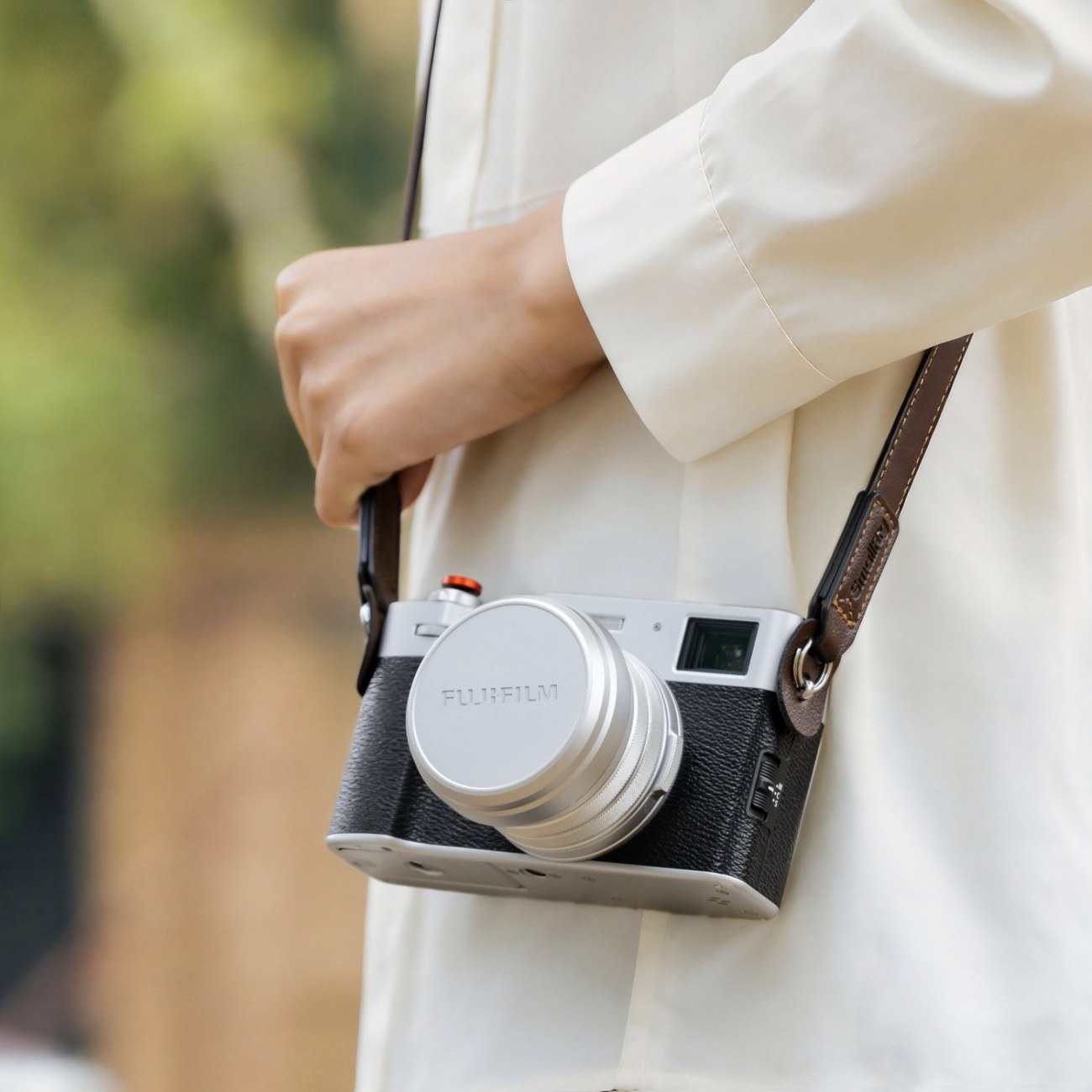 Lens Hood for FUJIFILM X100VI / X100V (Silver)