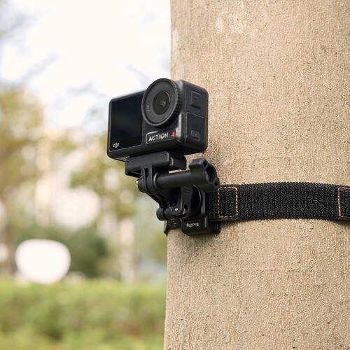 Quick Release Adapter Support with Cold Shoe Mount and mini Ball Head for DJI Osmo Action 6