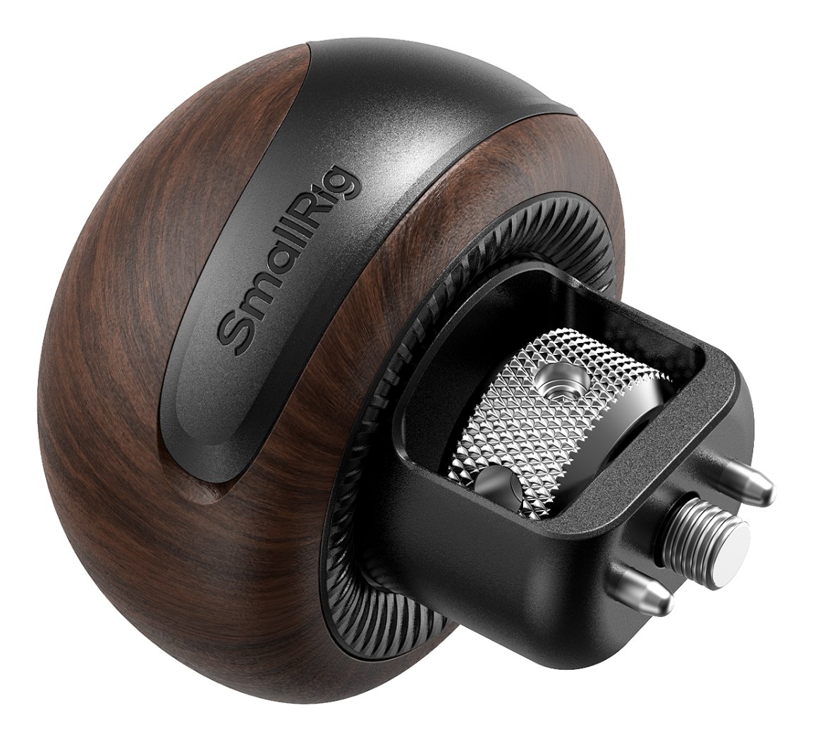 mini Wooden Side Handle with 1/4''-20 Locating Screw