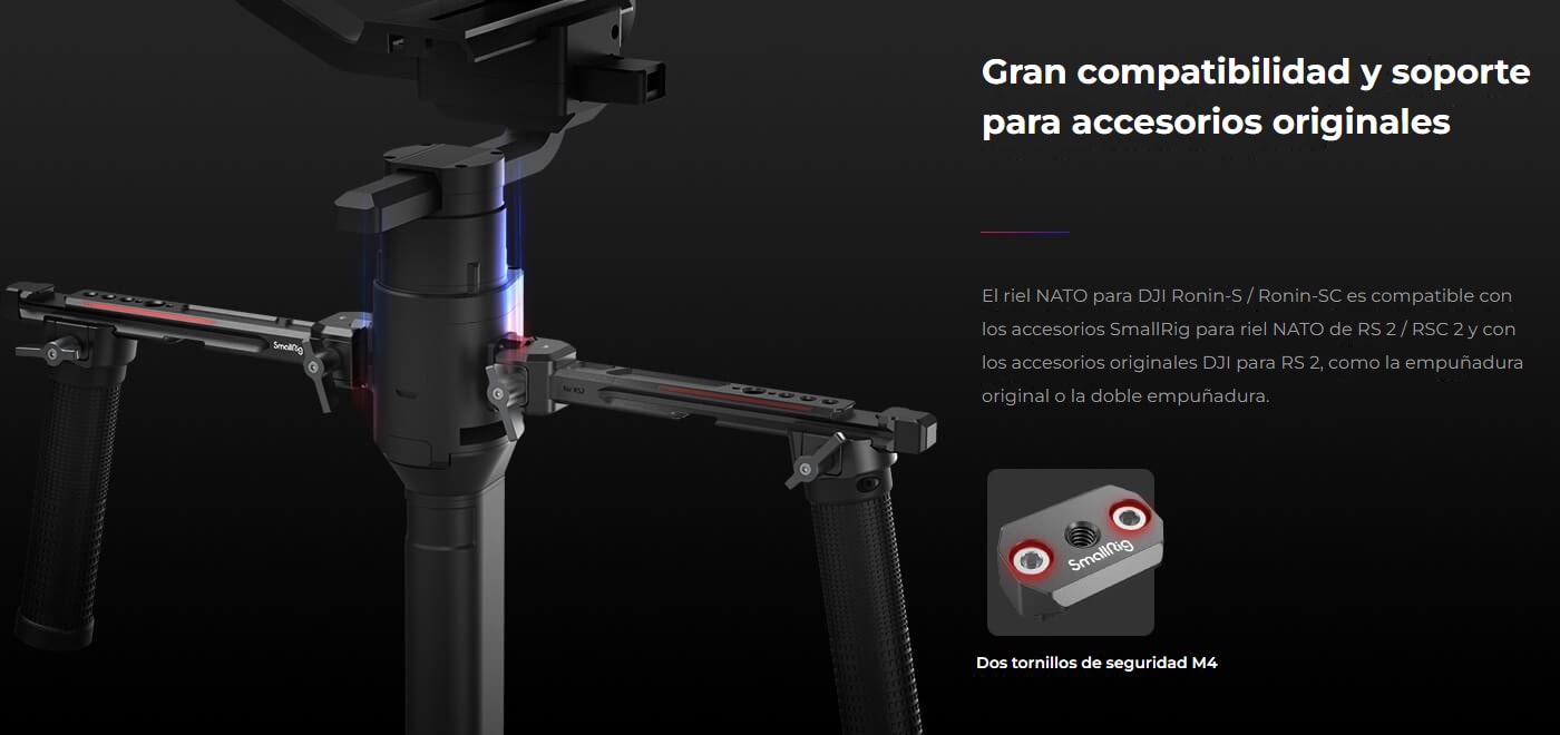 SmallRig NATO Rail for DJI Ronin S / SC 3032