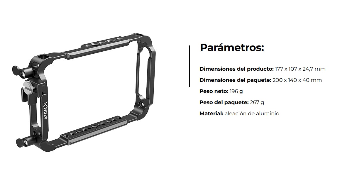 SmallRig Cage for Atomos Ninja V and V+ 2209