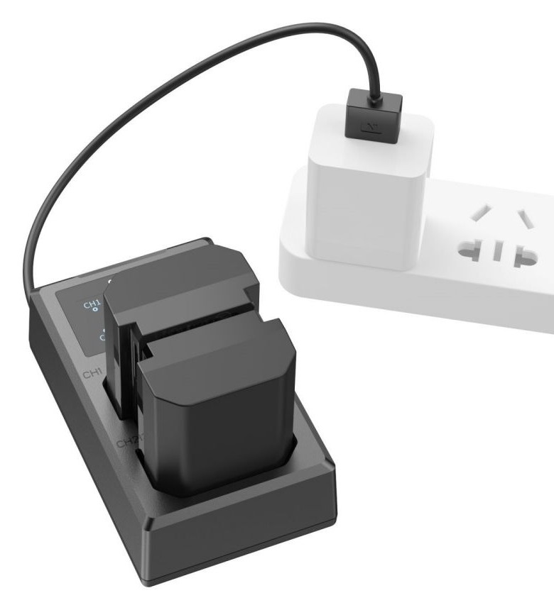 SmallRig NP-FZ100 Camera Battery and Charger Kit 3824B – Con adaptador USB o cargador de coche