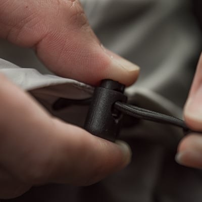 Cordones en puños y bajo