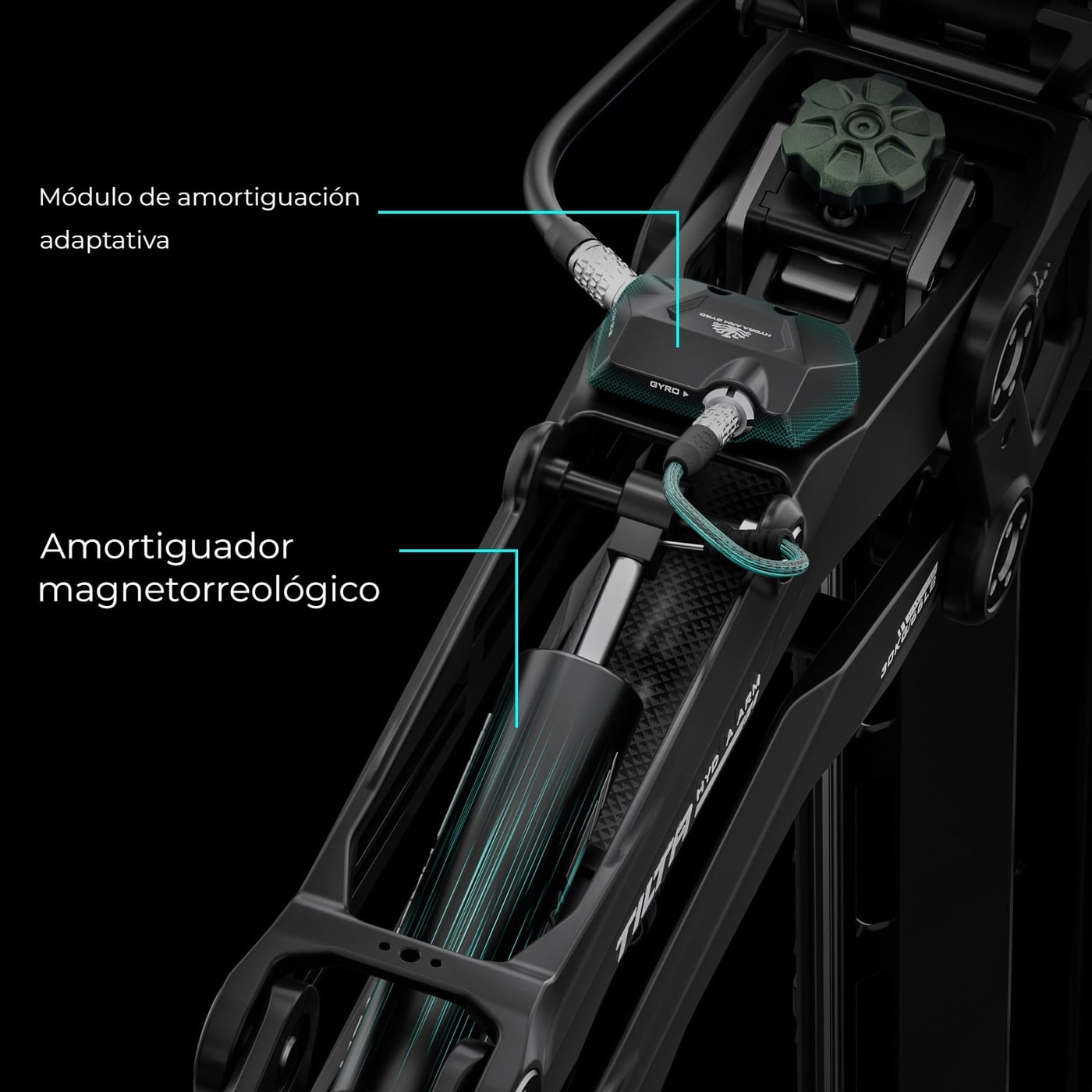 Amortiguador magnetorreológico (el fabricante aún lo prepara)