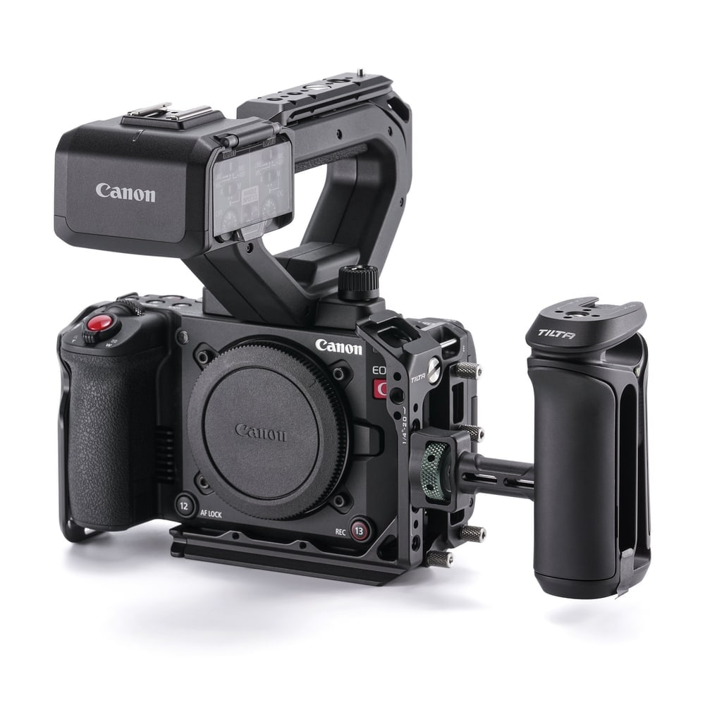 La serie Tilta para Canon C50: jaula, Base Kit, Power Kit y Pro Kit