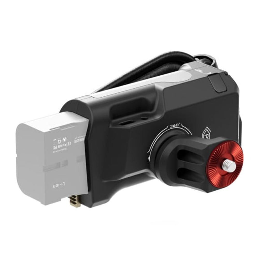 La batería Sony F570 alimenta todo el conjunto