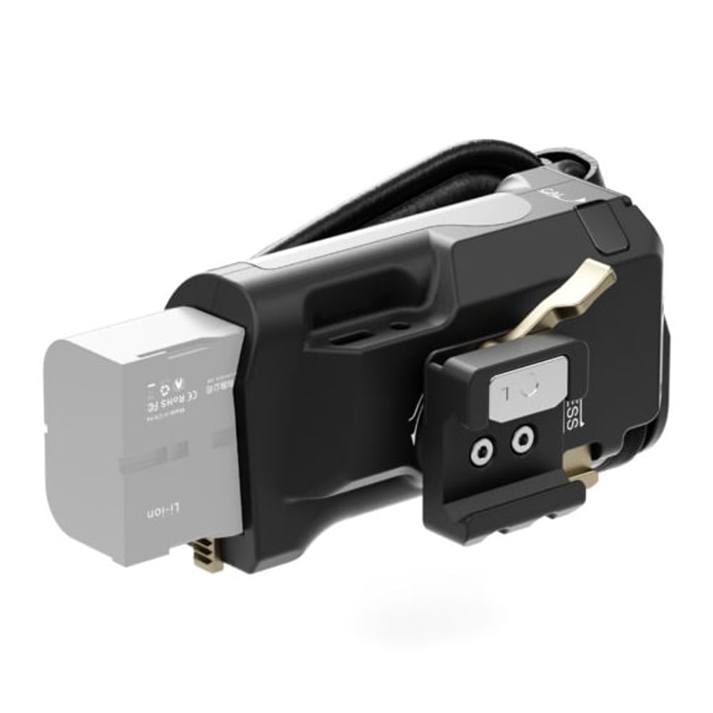 La batería Sony F570 alimenta todo el conjunto