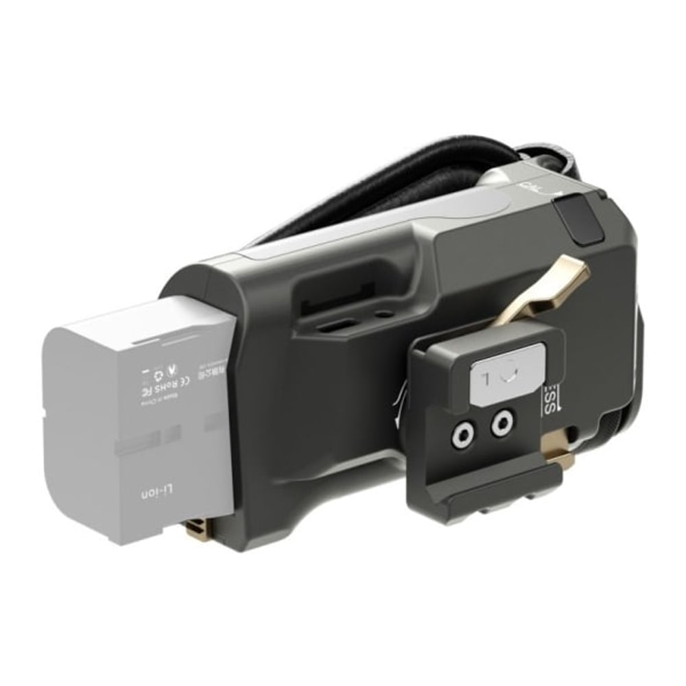 La batería Sony F570 alimenta todo el conjunto