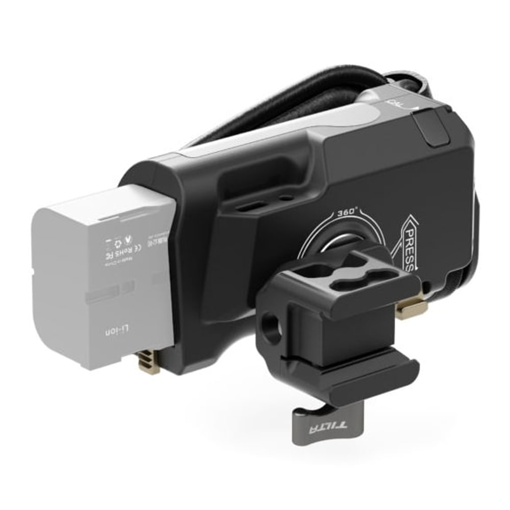 La batería Sony F570 alimenta todo el conjunto