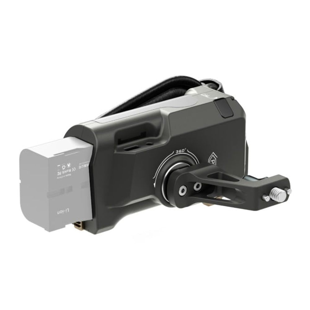 La batería Sony F570 alimenta todo el conjunto