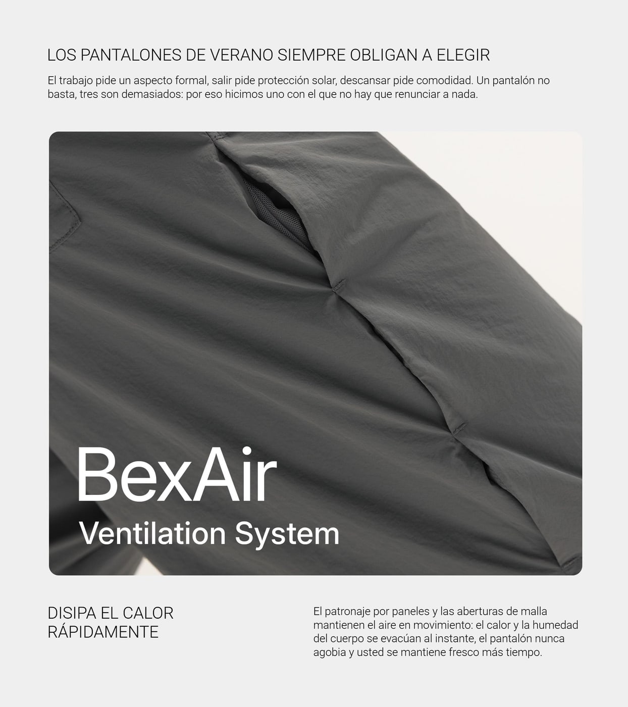 Sistema de ventilación BexAir
