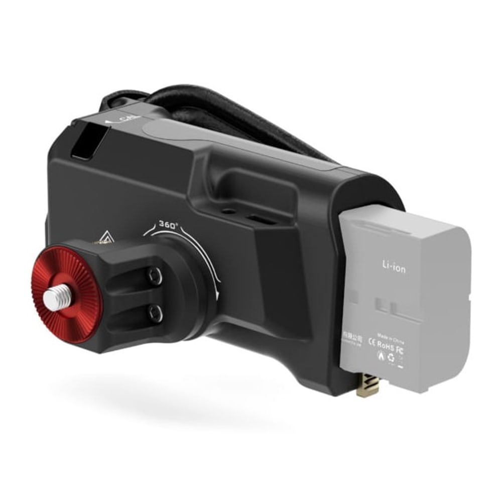 La batería Sony F570 alimenta todo el conjunto