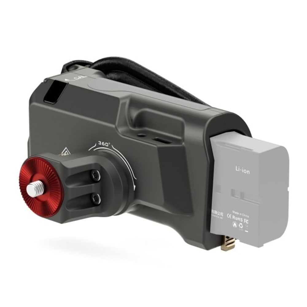 La batería Sony F570 alimenta todo el conjunto