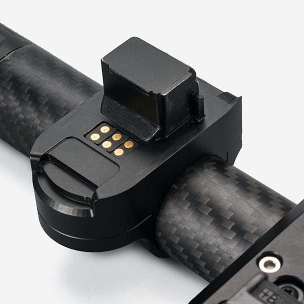 Sistema de fijación rápida al gimbal