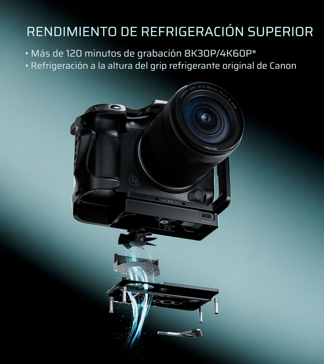 Refrigeración que alarga la toma
