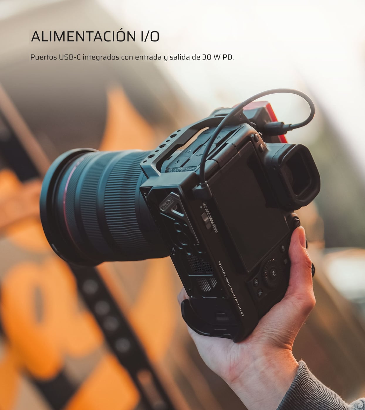 Alimentación por un solo cable USB-C