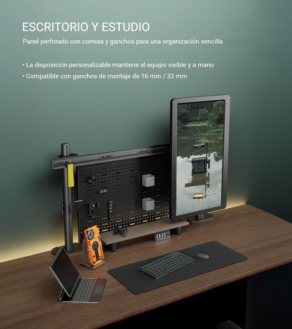 Mesa de trabajo en el estudio y en casa