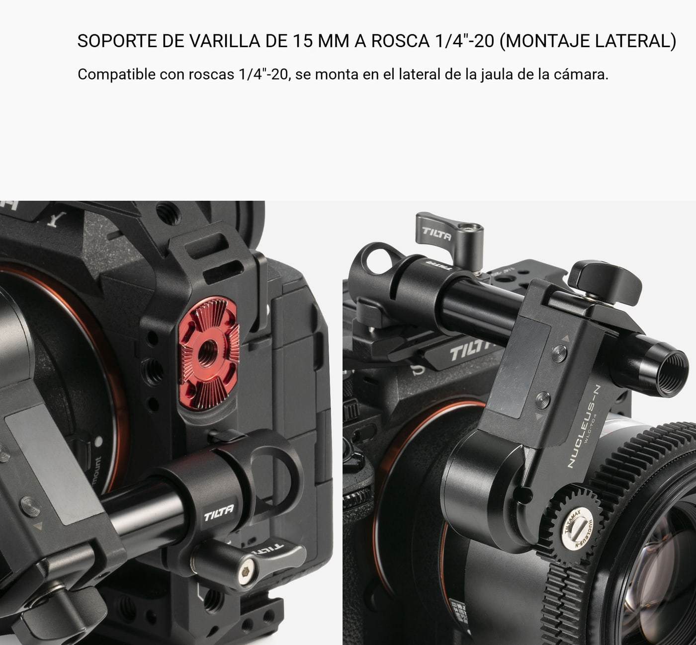 Pasadores y tornillo basculante