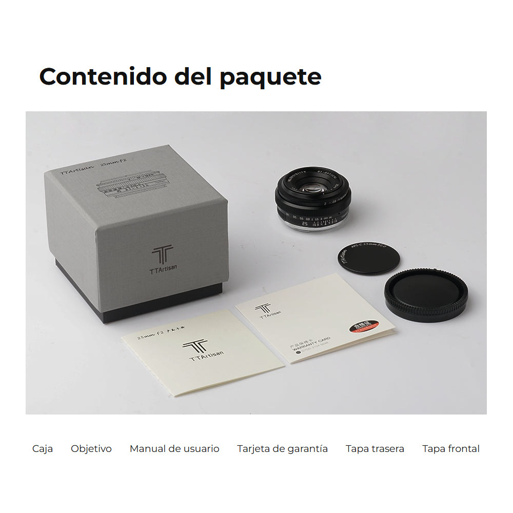 TTArtisan APS-C 25mm F2