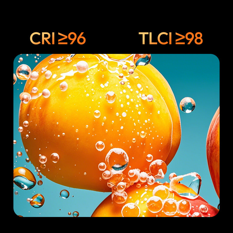 Ulanzi C01 COB 100W – Věrné barvy: CRI 96+ a TLCI 98+