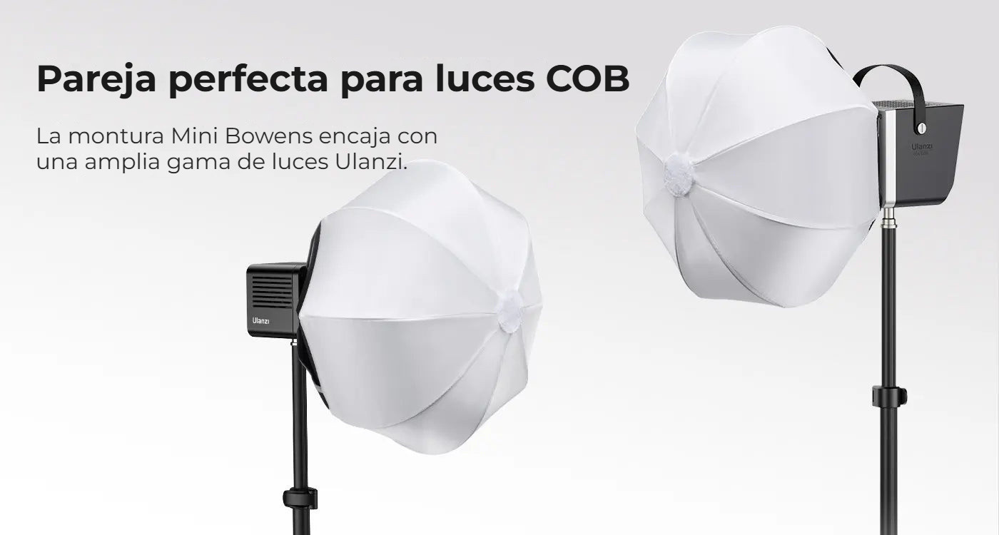 Ulanzi AS-L30 Lantern Softbox – Ideální pro COB světla Ulanzi