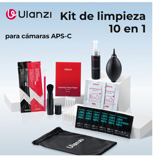 Ulanzi CO72 10-in-1 Cleaning Kit – Sada 10 v 1 pro APS-C fotoaparáty
