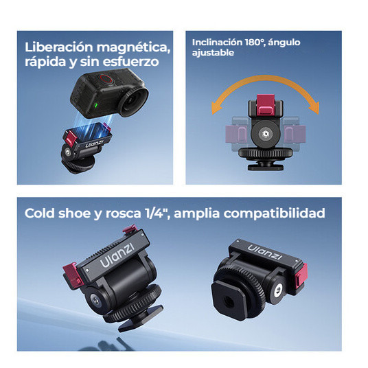Ulanzi OA27 Quick Release Cold Shoe Mount – Cold shoe a závit 1/4″-20