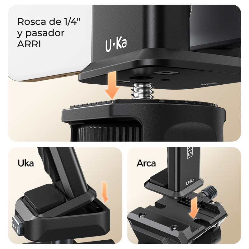 Ulanzi CA15 OneLock Tablet Clamp – Závit 1/4″ s ARRI kolíkem