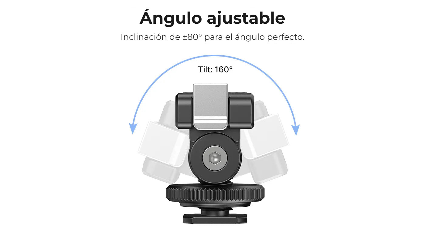 Ulanzi Cold Shoe Mount Adapter CA22 – Náklon 160° pro přesné záběry