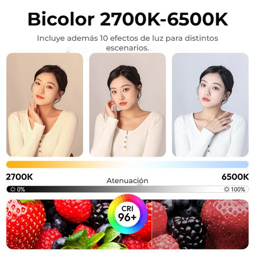 Ulanzi AL120 nafukovací LED světlo – Bi-color 2700–6500 K
