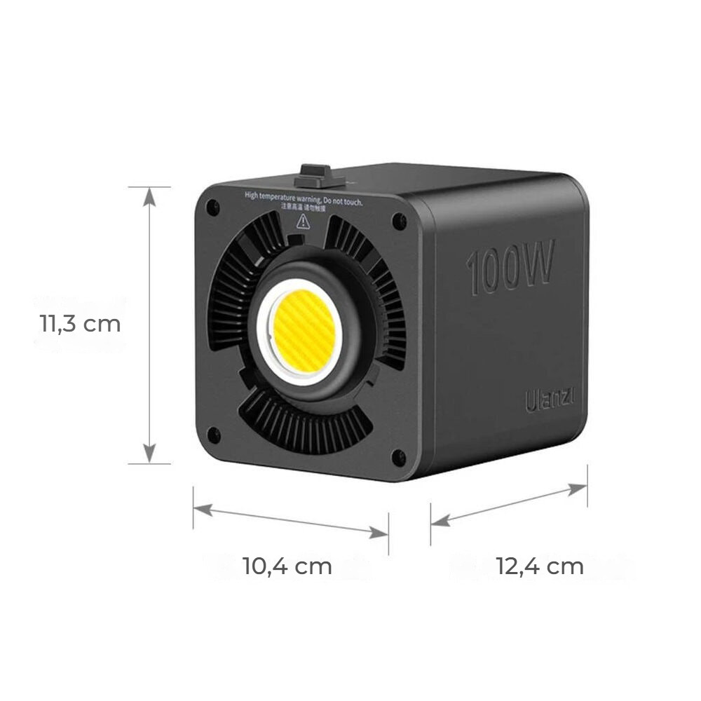 Ulanzi ML100RGB – Kompaktní rozměry