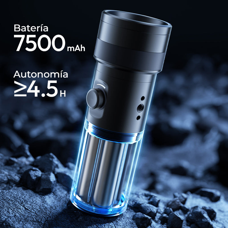 Ulanzi LM01 projekční svítilna s gobo maskami – Akumulátor 7500 mAh na 4,5 hodiny