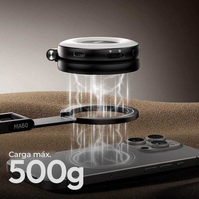 Ulanzi MA60 magnetický stativ (červený) – Nosnost až 500 g