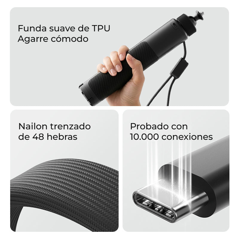 Ulanzi MA93 nabíjecí rukojeť 10 000 mAh se stativem – Padne do ruky a nese se snadno