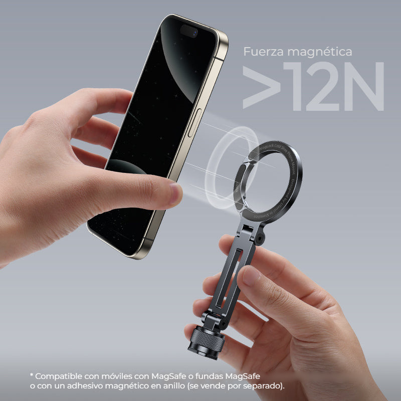 Ulanzi MA07 MagLock držák telefonu s cold shoe – Rychlé magnetické uchycení