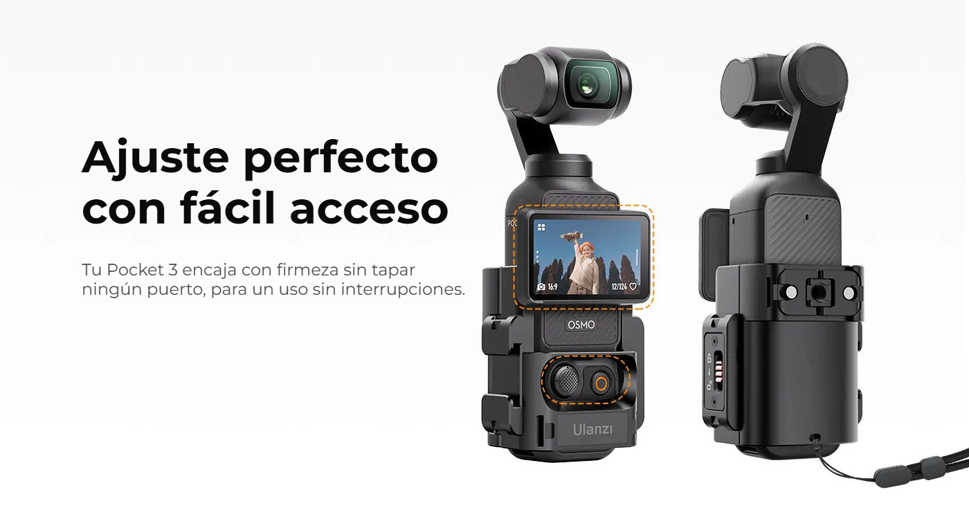 Ulanzi PK-06 adaptér pro Pocket 3 – Dokonalé usazení, volné konektory