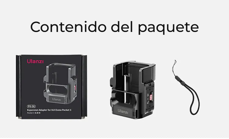 Ulanzi PK-06 adaptér pro Pocket 3 – Obsah balení