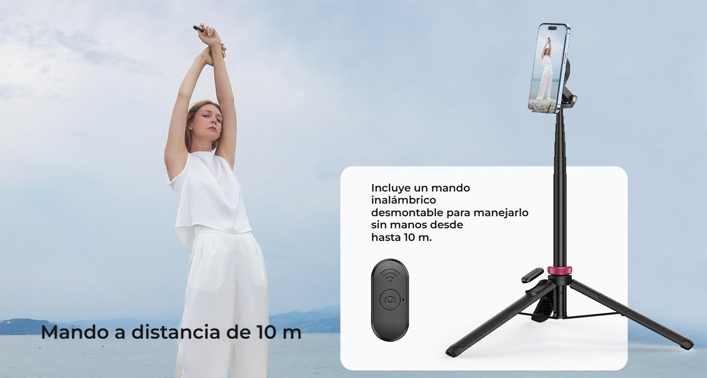Ulanzi MT-84 mini stativ pro MagSafe – Dálková spoušť na 10 m