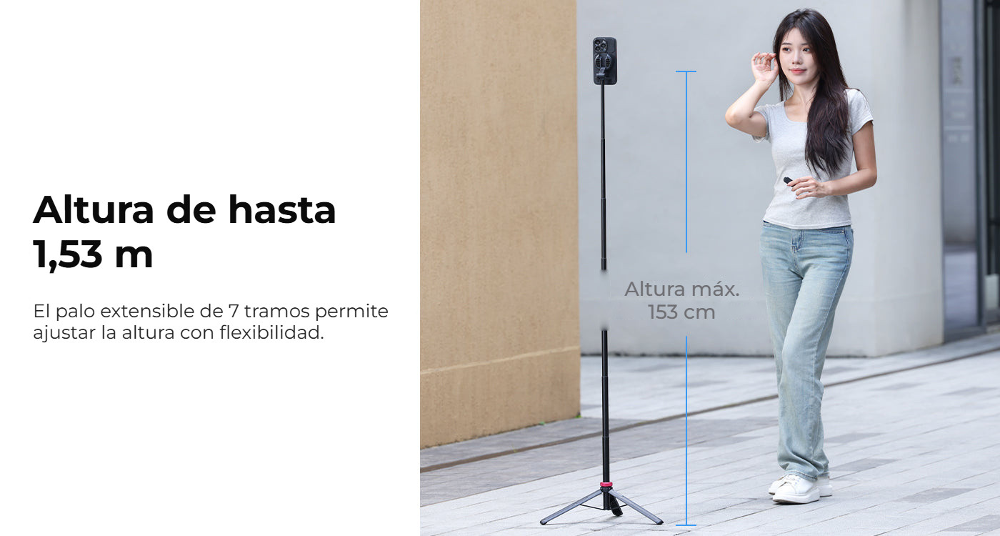 Ulanzi MT-84 mini stativ pro MagSafe – Výška až 1,53 m