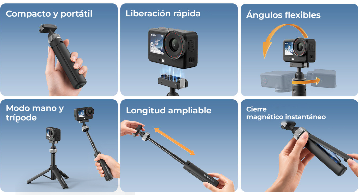 Ulanzi MT95 pro DJI Action 5 – Šest výhod na jednom místě