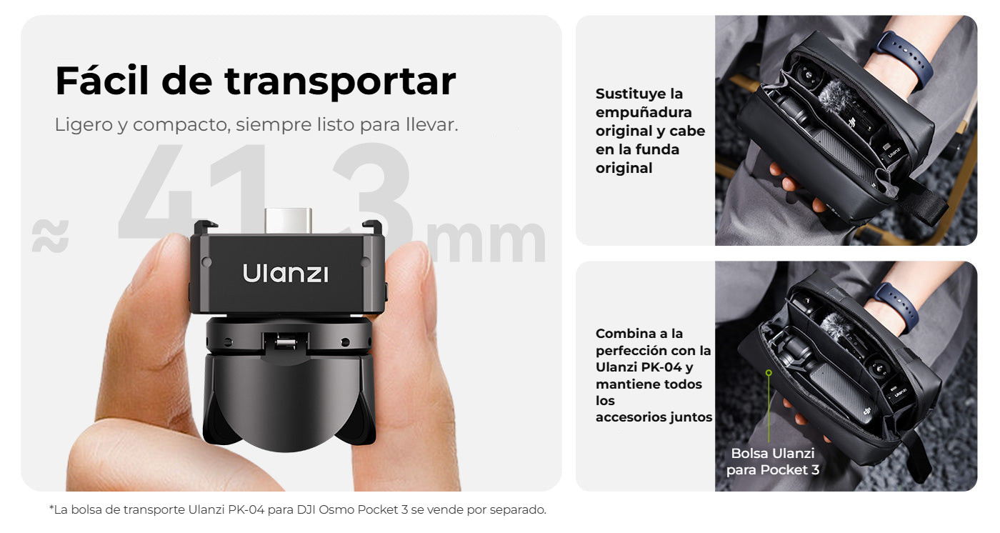 Ulanzi Pocket 3 Mini Tripod Kit PK-08 + PK-11 – Lehký a kompaktní
