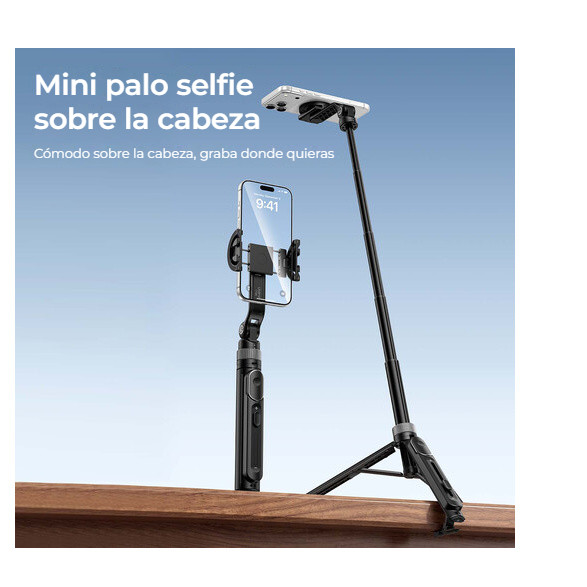 Ulanzi TT86 mini selfie tyč – Záběry nad hlavou, kdekoli