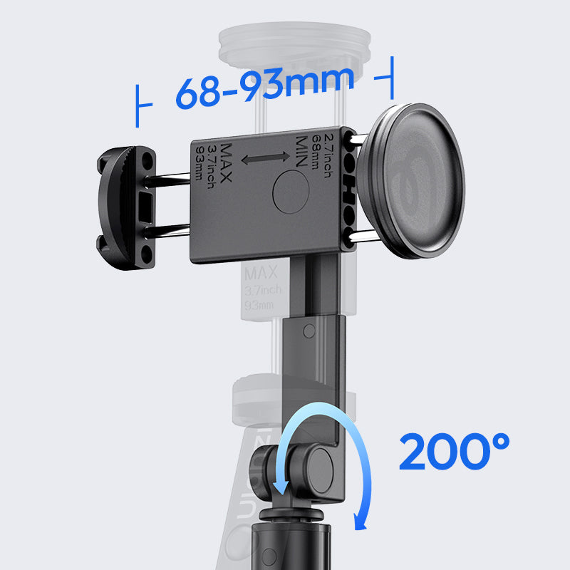 Ulanzi SK26 Portable Selfie Stick Tripod – Svorka pro telefony široké 68–93 mm