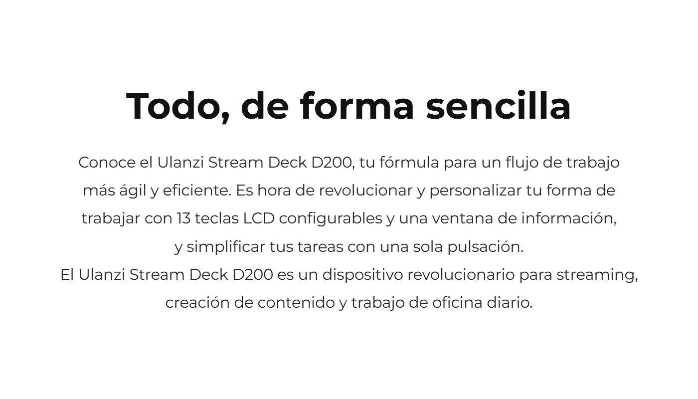 Ulanzi D200 Stream Controller – Vše jednoduše